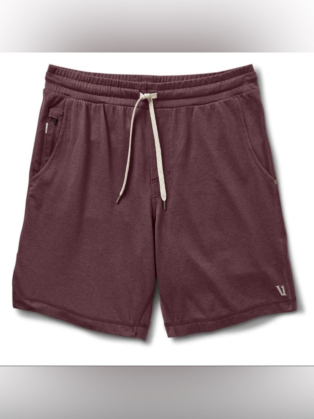 Vuori Ponto Men’s Athletic Shorts Chestnut Size XL